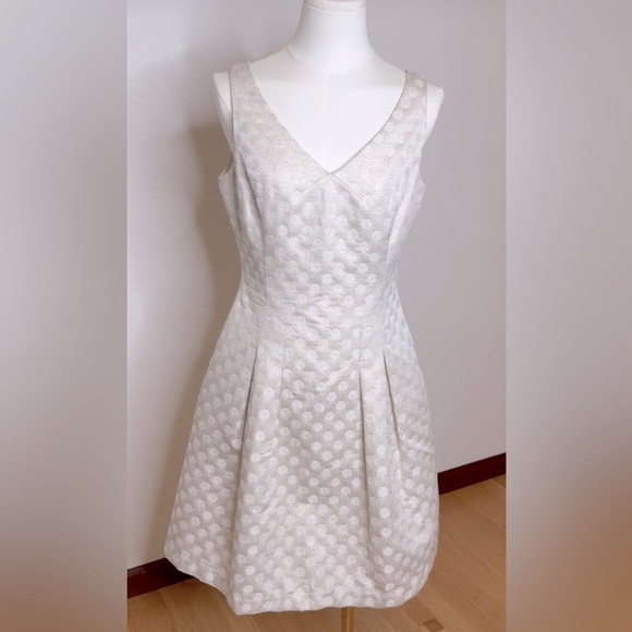 LAUREN Ralph Lauren Polkadot Fit Flare Mini Dress. - Picture 3 of 12